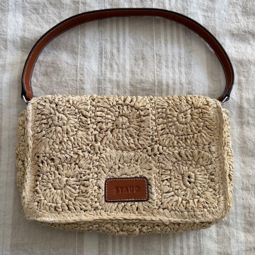SOLD! STAUD Timmy Crochet Shoulder Bag - Picture 4 of 12